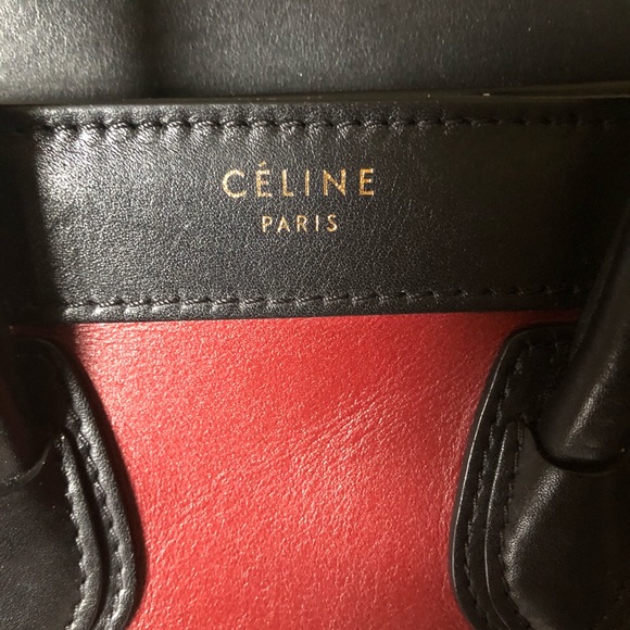 Authentic Celine Micro Nano Luggage Tri-color bag - Picture 5 of 13